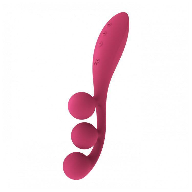 Универсальный вибратор Satisfyer Tri Ball 1, 3 мотора, гнется Sex Aura Киев - изображение 1