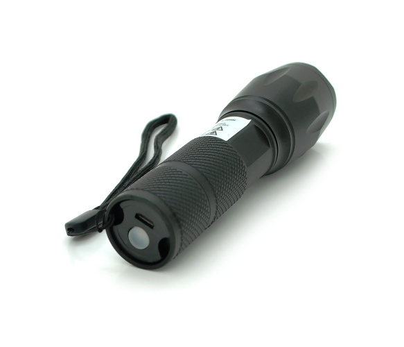 Ліхтарик CATA CT-8025, Zoom, 5 різ., корпус алюміній, водостійкий, ударостійкий, вбудований акум, ip Полтава - фото 1