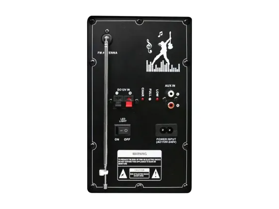 Акустична переносна колонка ZXX-9292 60Вт 10" 72х43х34см TWS/FM/USB/TF/SD/BT/REC/EQ/LED/2MIC/ДК Київ