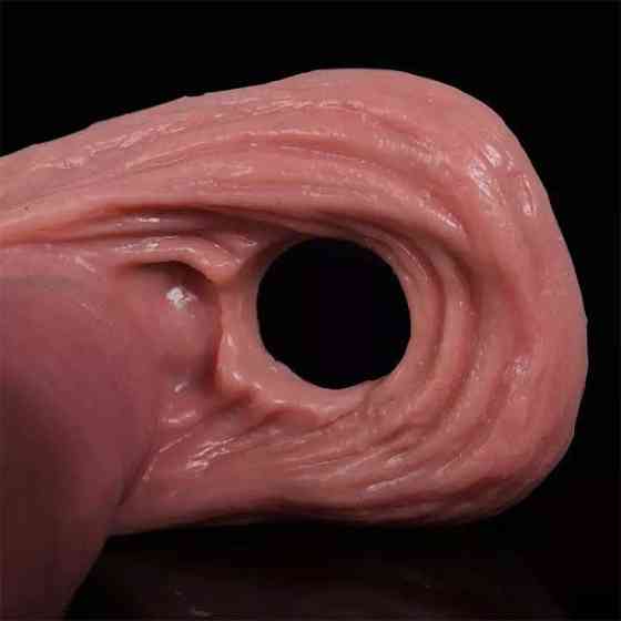 Насадка для увеличения на пенис и мошонку 17 см Винница