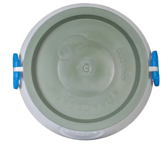 Белая бочка  40л широкая горловина для воды,молока и засолки Днепр