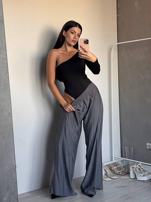 Женский базовый облегающий боди на одно плечо микродайвинг 46/48 Одесса - изображение 4