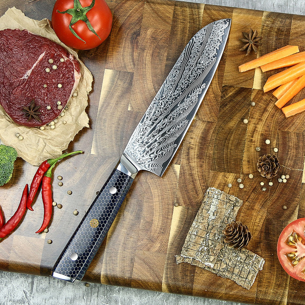 Професійний ніж Santoku 18 см із дамаської сталі GRILLI 777142 Код: 012315 Рівне - фото 2