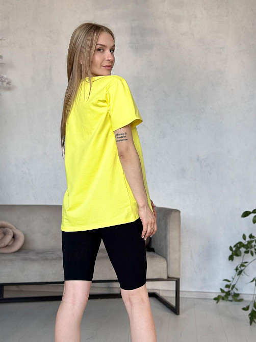 Жіночий спортивний костюм з велосипедками рубчик "Force" оптом | Норма і батал Київ - фото 5