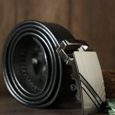 Ремень Vintage Мужской c металлической пряжкой Черный (20208) Винница - изображение 8