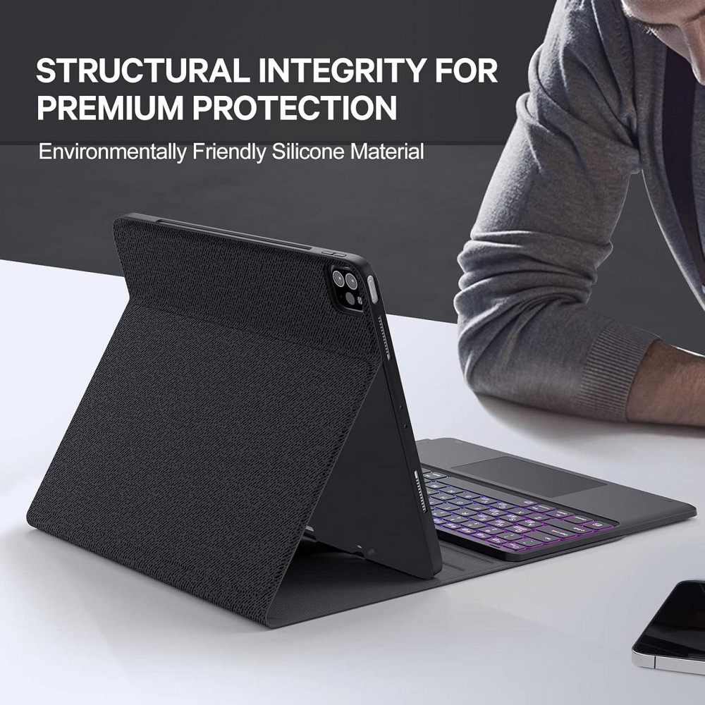 Чехол клавиатура CHESONA для iPad Pro 12.9 iPad Pro 6/5/4/3 поколения 2022 2021 2020 и 2018 лет Днепр - изображение 7