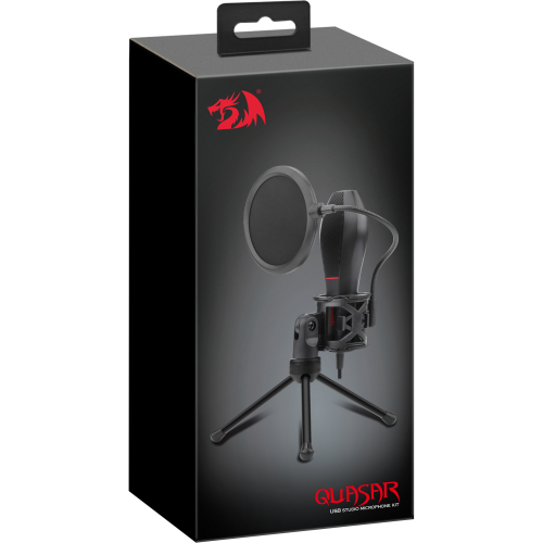 Стримовый микрофон Redragon Quasar 2 GM200-1 (USB) + подставка кабель 1.5м Винница