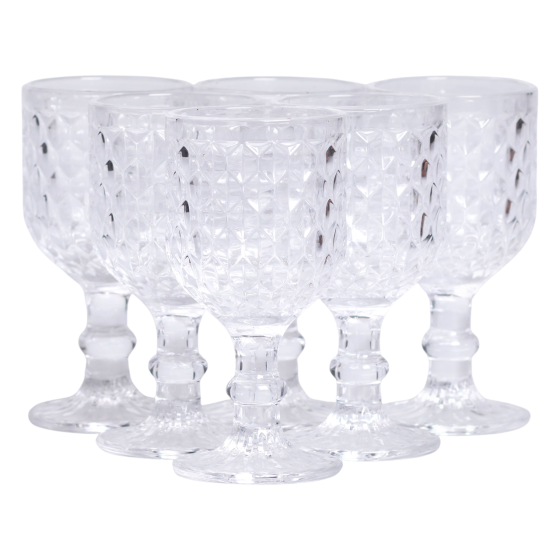 Набор рюмок на ножке 6 шт стеклянные 50 мл HP-19-107 Киев