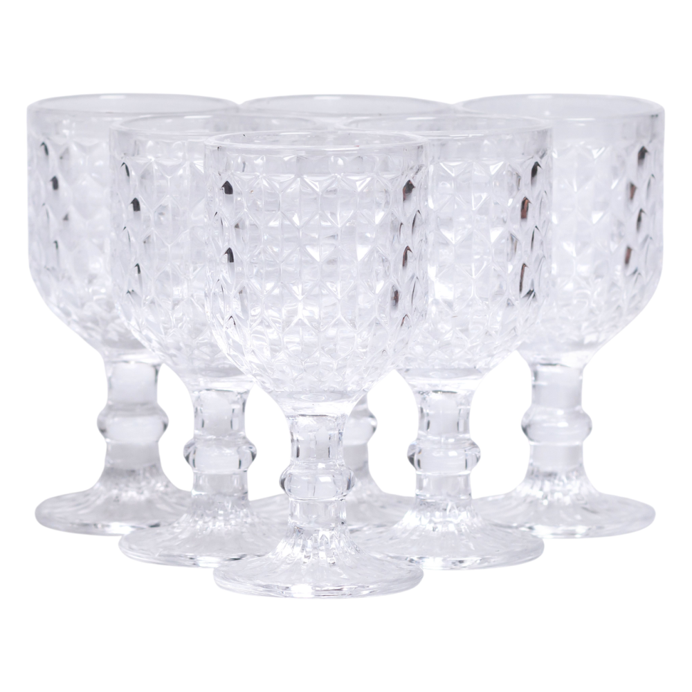 Набор рюмок на ножке 6 шт стеклянные 50 мл HP-19-107 Киев - изображение 1