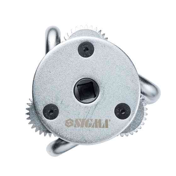 Sigma Съемник масляного фильтра "краб" Ø70-130мм с круглым захватом и переходником 1/2"-3/8" SI Коломия