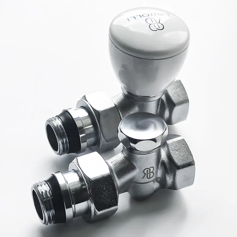 Набір кранів для радіатора прямий під вентиль+ прямий під ключ 1/2 Britolli Харків - фото 2