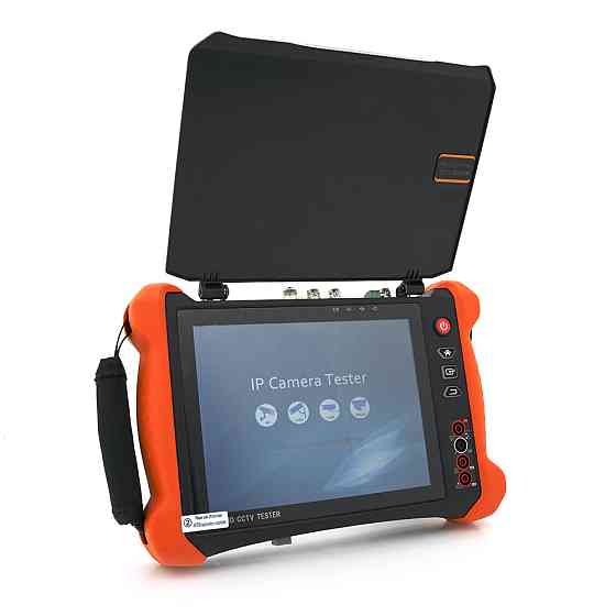 Тестер для камер відеоспостереження X9-MOVTADHS CCTV, з 8″ сенсорним дисплеєм SDI, TVI, AHD, CVI, Multimeter, TDR, OPM, VFL, POE, Київ