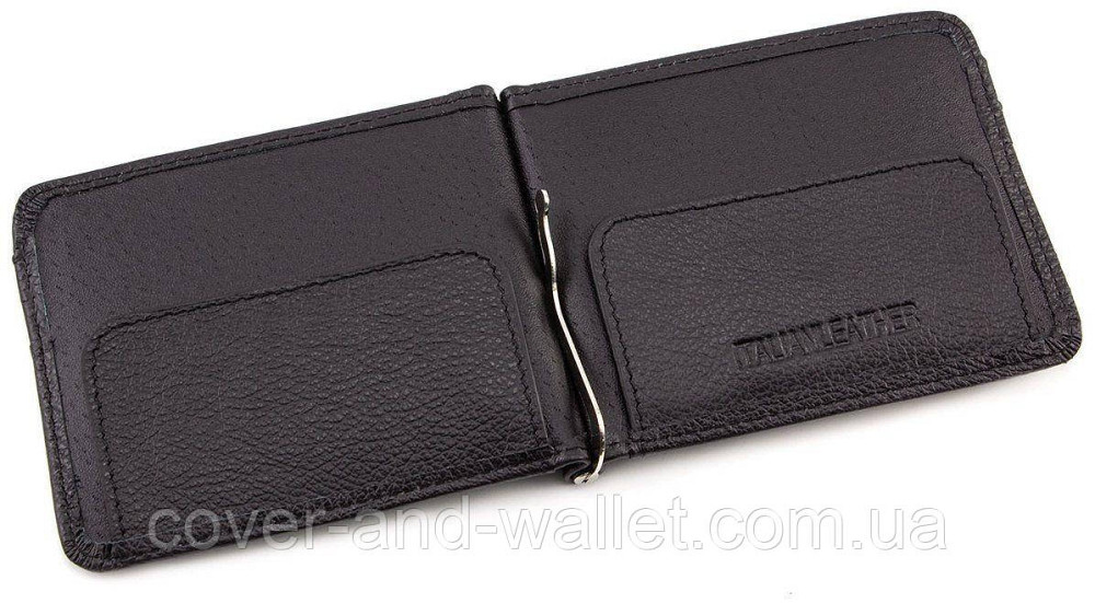 Шкіряний затиск для грошей без застібки на багато карток ST Leather Київ - фото 7