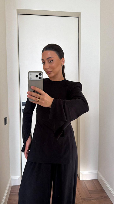 Жіночий стильний повсякденний костюм з віскози Одеса - фото 1