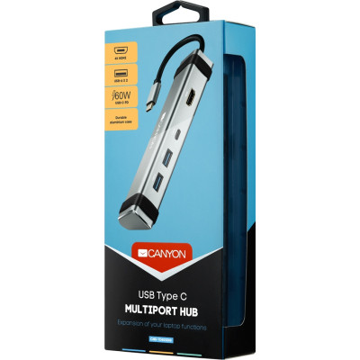 Порт-реплікатор Canyon Docking Station with 4 ports (CNS-TDS03DG) Вінниця - фото 4