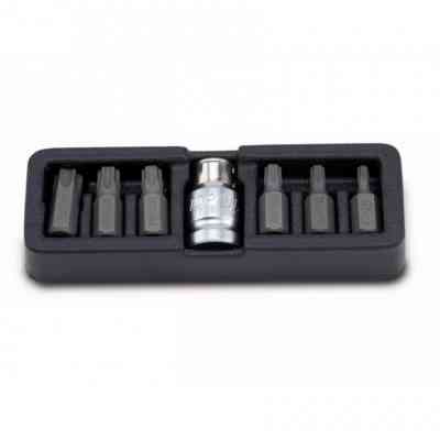 Набор бит Toptul для отвертки TORX 10мм T25-T55 7ед. (GAAT0705) Винница