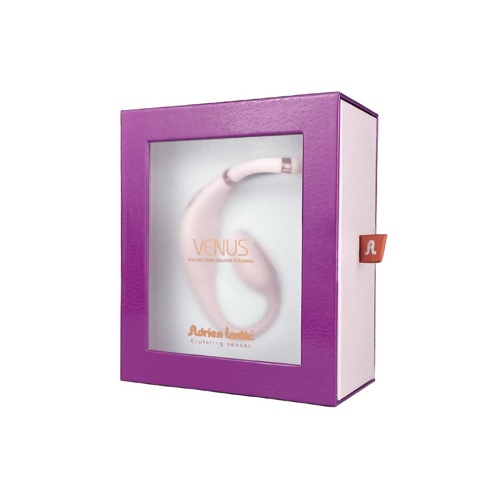 Смарт-стимулятор для клитора и точки G Adrien Lastic Venus розовый Sex Aura Киев - изображение 7