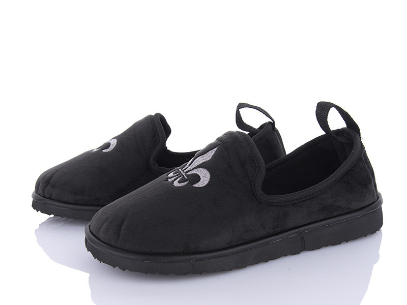 Капці із задником чоловічі домашні туфлі тапки чорні "Біла лілія" 43 Одеса - фото 2