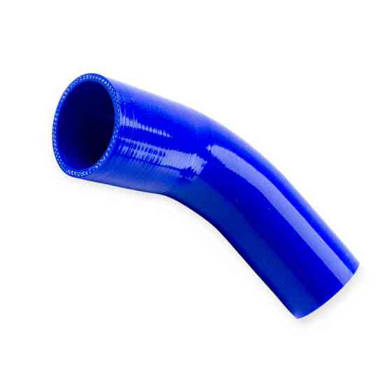 Патрубок МАЗ нижній кривий силікон 130х130мм d=60 радіатора Мукачево