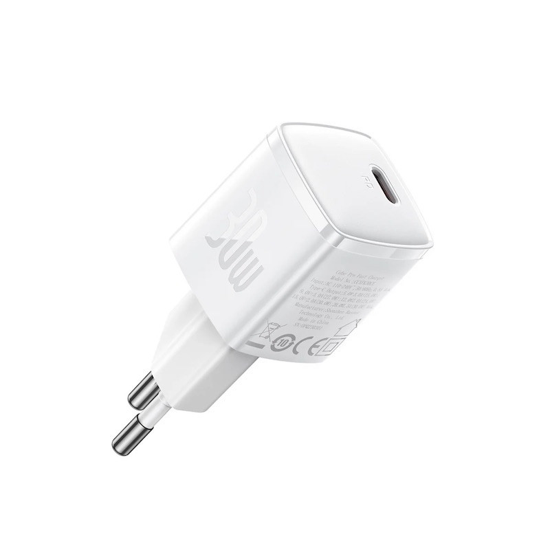 Мережевий зарядний пристрій Baseus Cube Pro Fast Charger 1C 30W EU White Київ - фото 4
