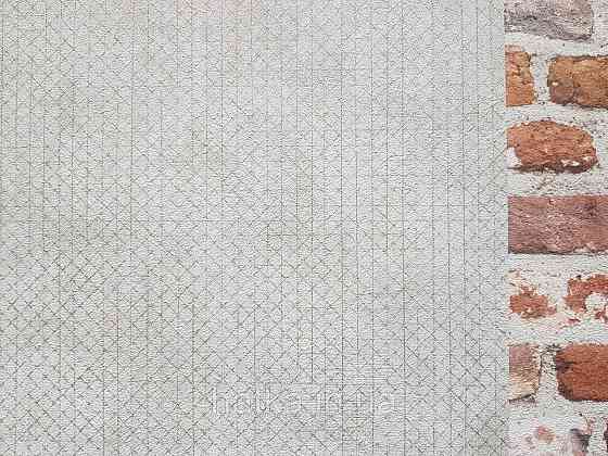 Обои виниловые на флизелине AS creation The Bos 0.53х10 геометрия полоски квадраты золотистые на бежевом Киев