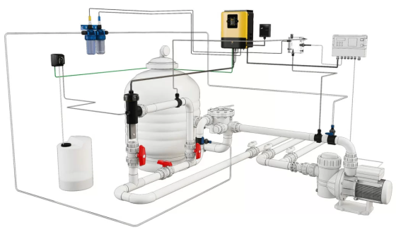 Хлоргенератор Hayward Hidrolife 50 (300 м³. 50 г/ч) с функцией управления бассейном Киев