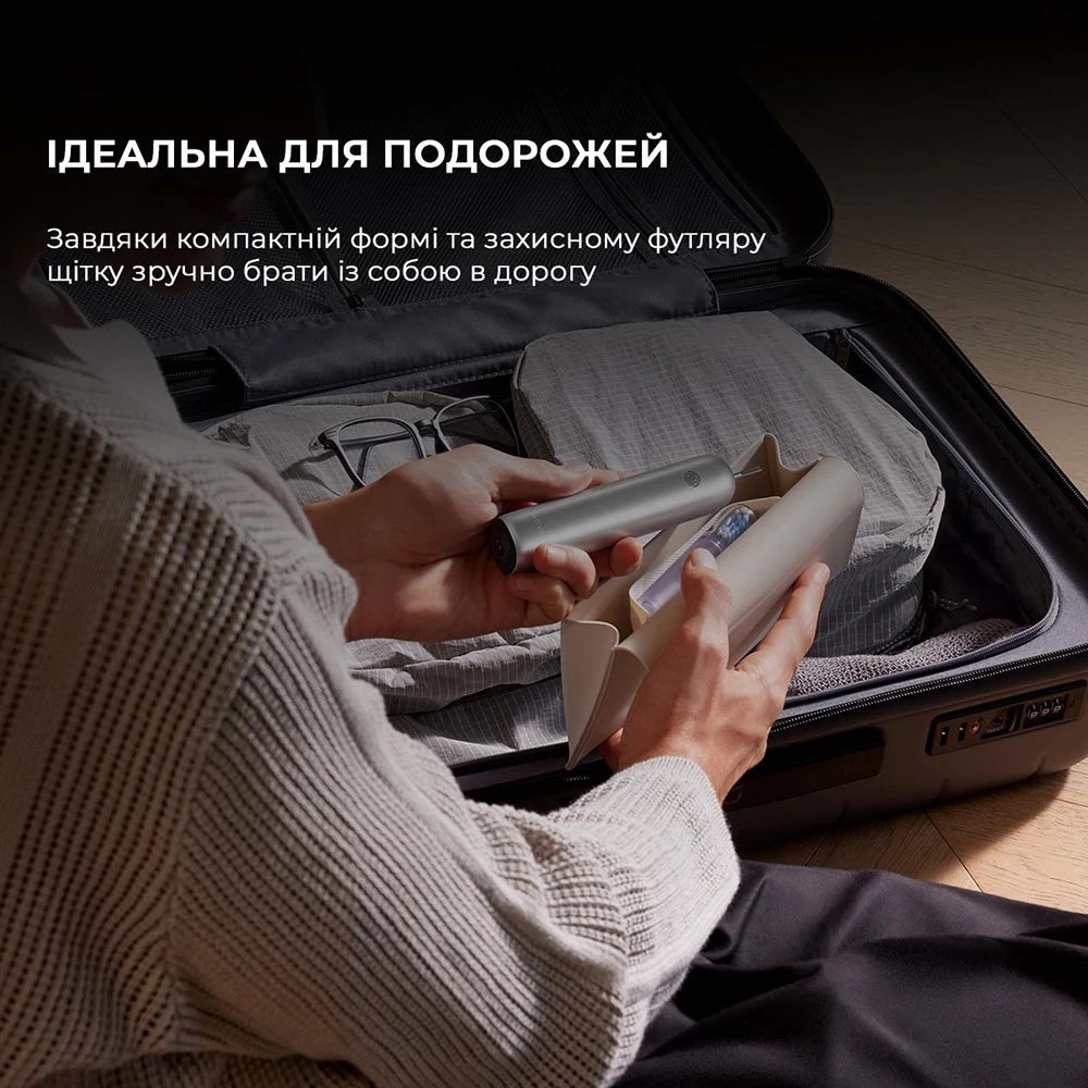 Зубна електрощітка Mova Fresh Pro Sliver (ATB15A-SIL) ( Silver ) Харків - фото 17
