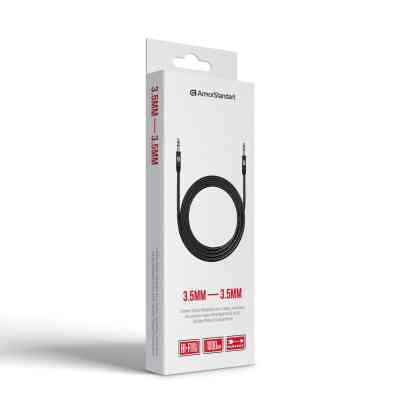 Кабель мультимедійний 3.5mm M to 3.5mm M 1.0m Black Armorstandart (ARM76890) Вінниця