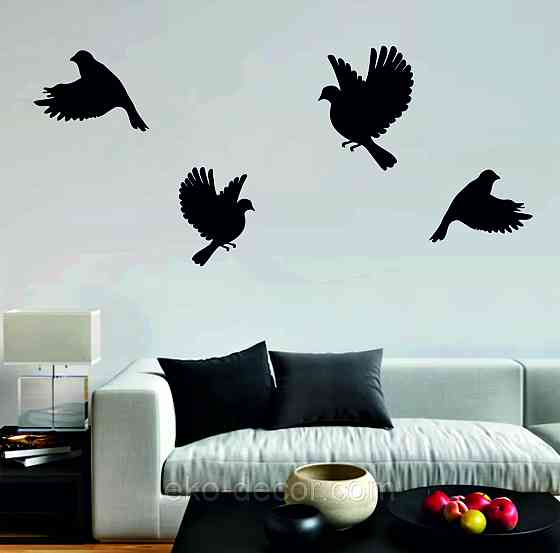 Декоративное настенное Панно «Птичка» Декор на стену(цена за 1шт) Киев