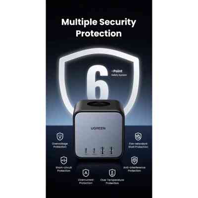 Зарядний пристрій Ugreen 4xUSB 65W DigiNest Cube (2хUSB-C+2xUSB-A) CD268 (60113) Вінниця