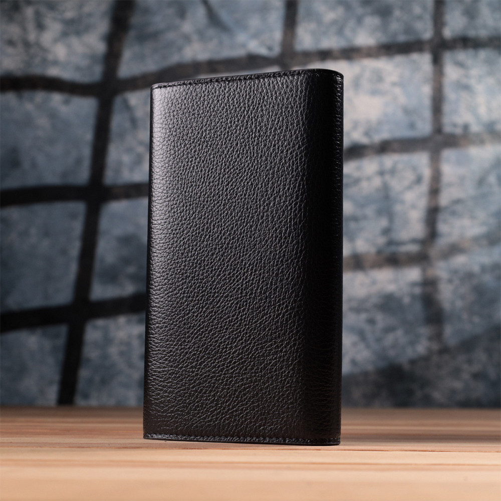 Містке портмоне для жінок з натуральної шкіри Tony Bellucci 22887 Чорний Київ - фото 2