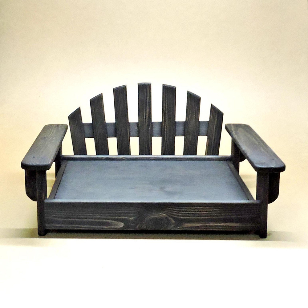 Лежак деревянный для собаки 