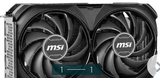 Відеокарта MSI GeForce RTX 4060 Ti VENTUS 2X BLACK 16G OC Київ
