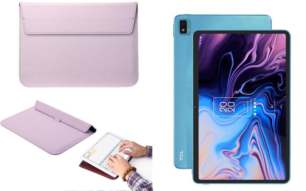 Чохол-конверт VitoCase для TCL 10 TAB Max, з функцією підставки для планшета Фіолетовий Київ - фото 1