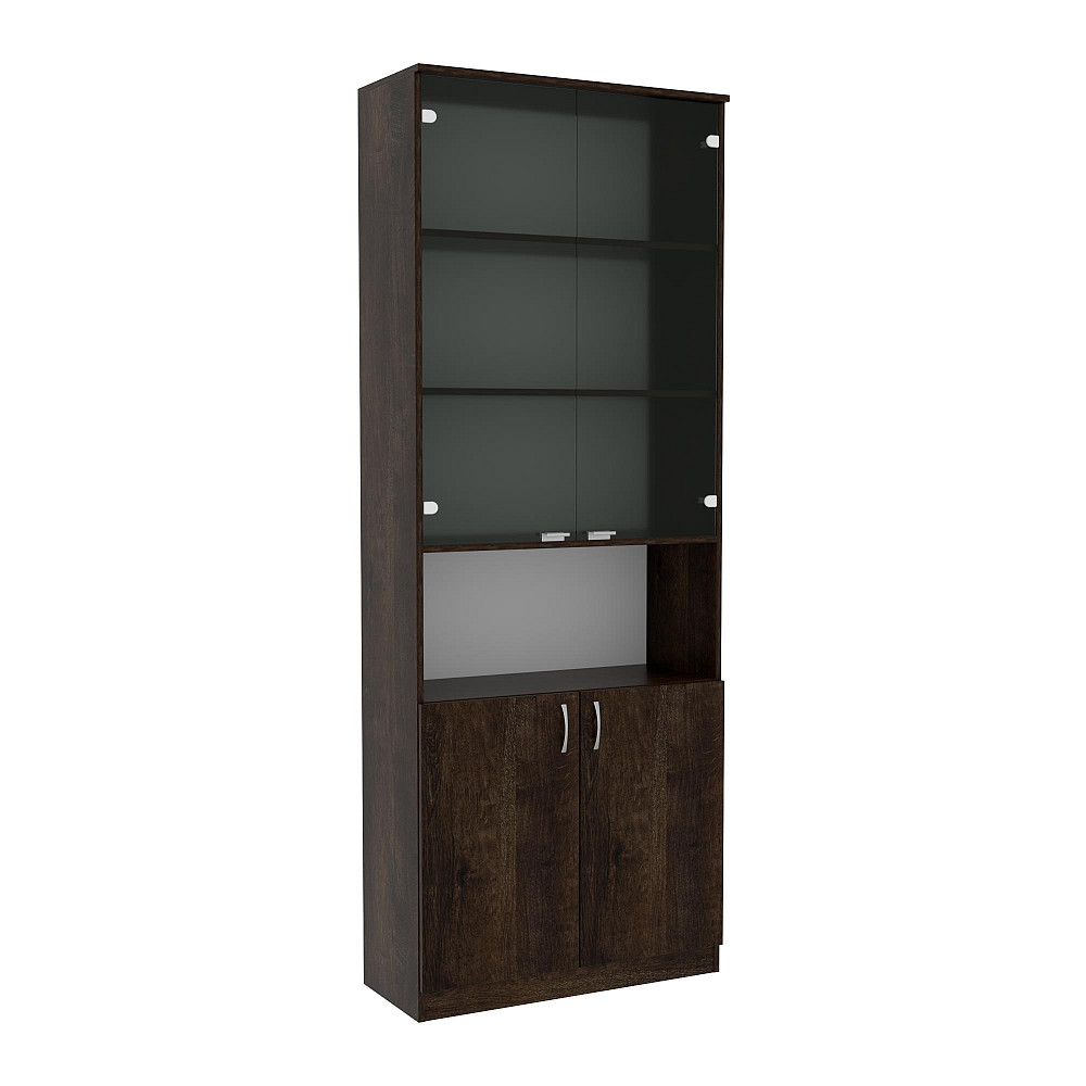 Шкаф офисный ОШС-2, Дуб Конкордия, 800/340/2100 Львов - изображение 1