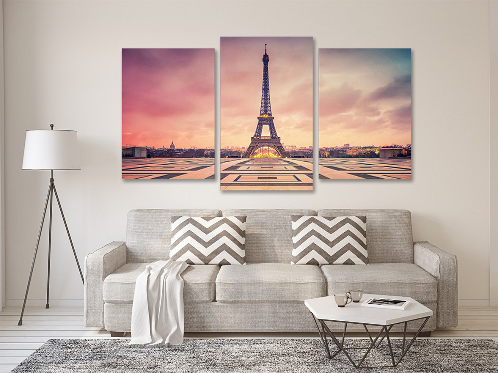 Модульна картина у вітальню/ спальню Ейфелева вежа Art-651_3 100x150 см Київ - фото 2