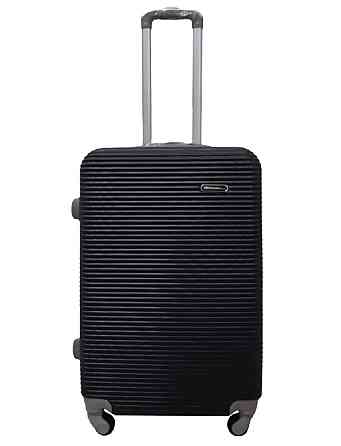 Валіза пластикова MILANO BAG 004 середня чорна Київ