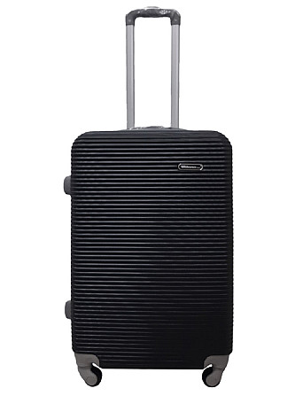 Валіза пластикова MILANO BAG 004 середня чорна Київ - фото 1