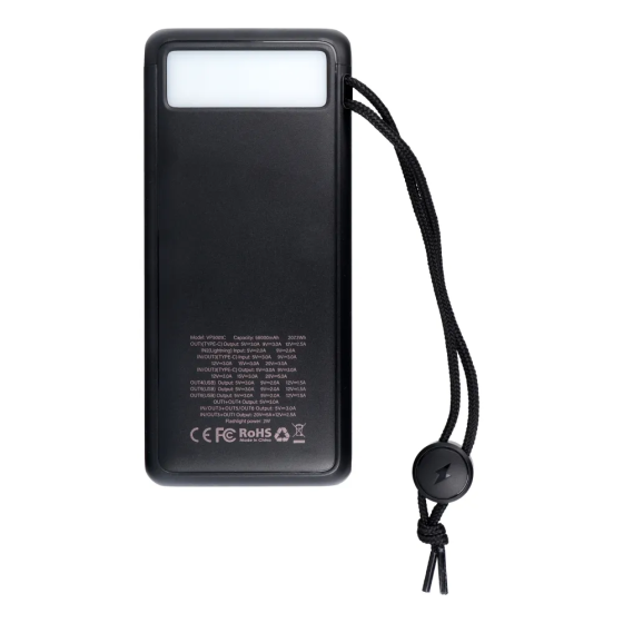 Внешний аккумулятор VEGER 56000 mAh PD QC3.0 5A 130W Tank Boost (W5001C) black Киев
