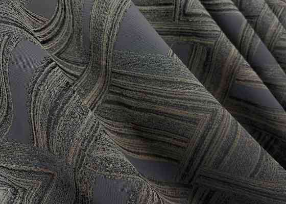 Комплект готовых штор VR-Textil Жаккард Mystery № 1625ш Капучино с серым 150х290 см 2 шт (33-0541) Киев