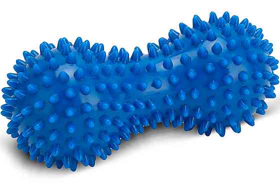Масажний м'ячик EasyFit Goober з шипами синій Коломия