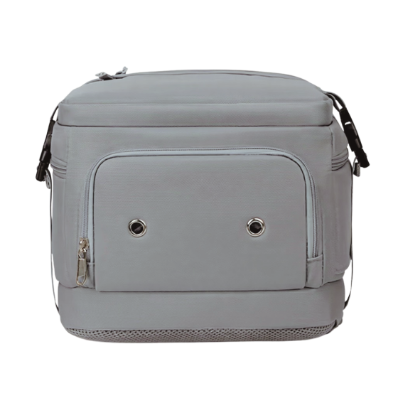 Рюкзак городской для путешествий дорожный с влагозащитой с портом для заряки 40х20х25 см,серый Каменец-Подольский