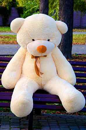 М'яка  іграшка подарунок на 8 березня плюшевий ведмедик,  плюшевий ведмедик Рафаель 200 см Персиковий Тернопіль