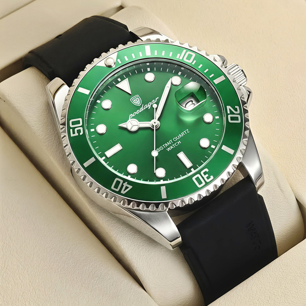 Годинник чоловічий наручний Poedagar Olevs R-Line (2 ремінці) Київ - фото 2