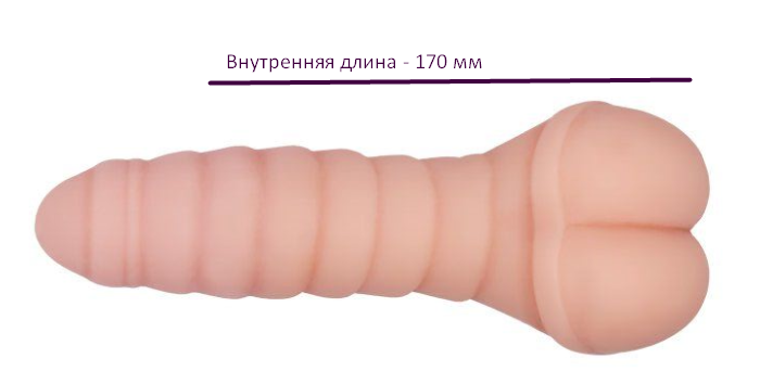 Мастурбатор-насадка «Bigger Man» з вібрацією Sex Aura Київ - фото 10
