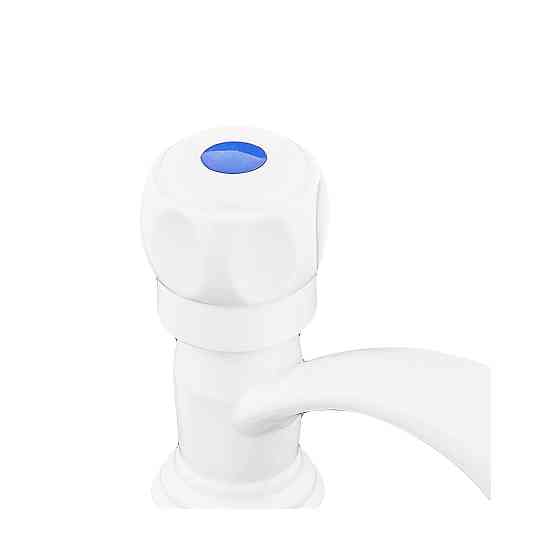 Кран для холодної води Plamix Mono-001-B White (PM0676) Київ