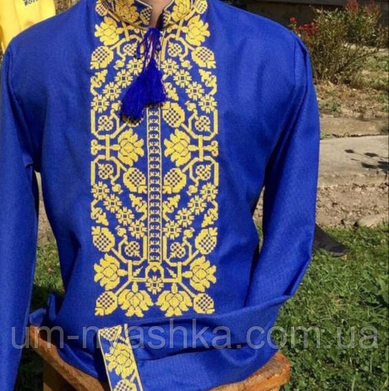 Мужская льняная вышиванка Всеволод2 Кривой Рог - изображение 17