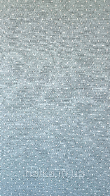 Шпалери вініл на флізеліні A.S.Creation Maison charme 0.53x10 у крапку в горошок білі на бірюзовому Київ - фото 3