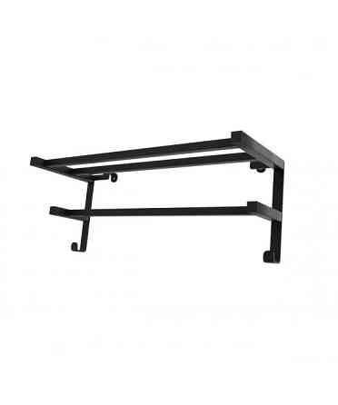 Полиця для рушників навісна профільна HF Sheffield 520x204 black matt Київ