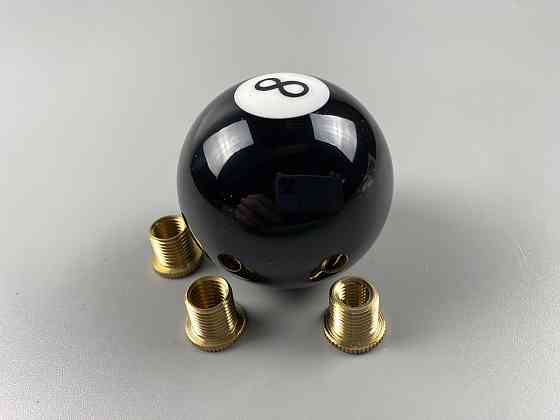 Наконечник на ручку кп набалдашник, насадка на важіль перемикання передач кп 52 мм зі штуцерами чорний Мукачево